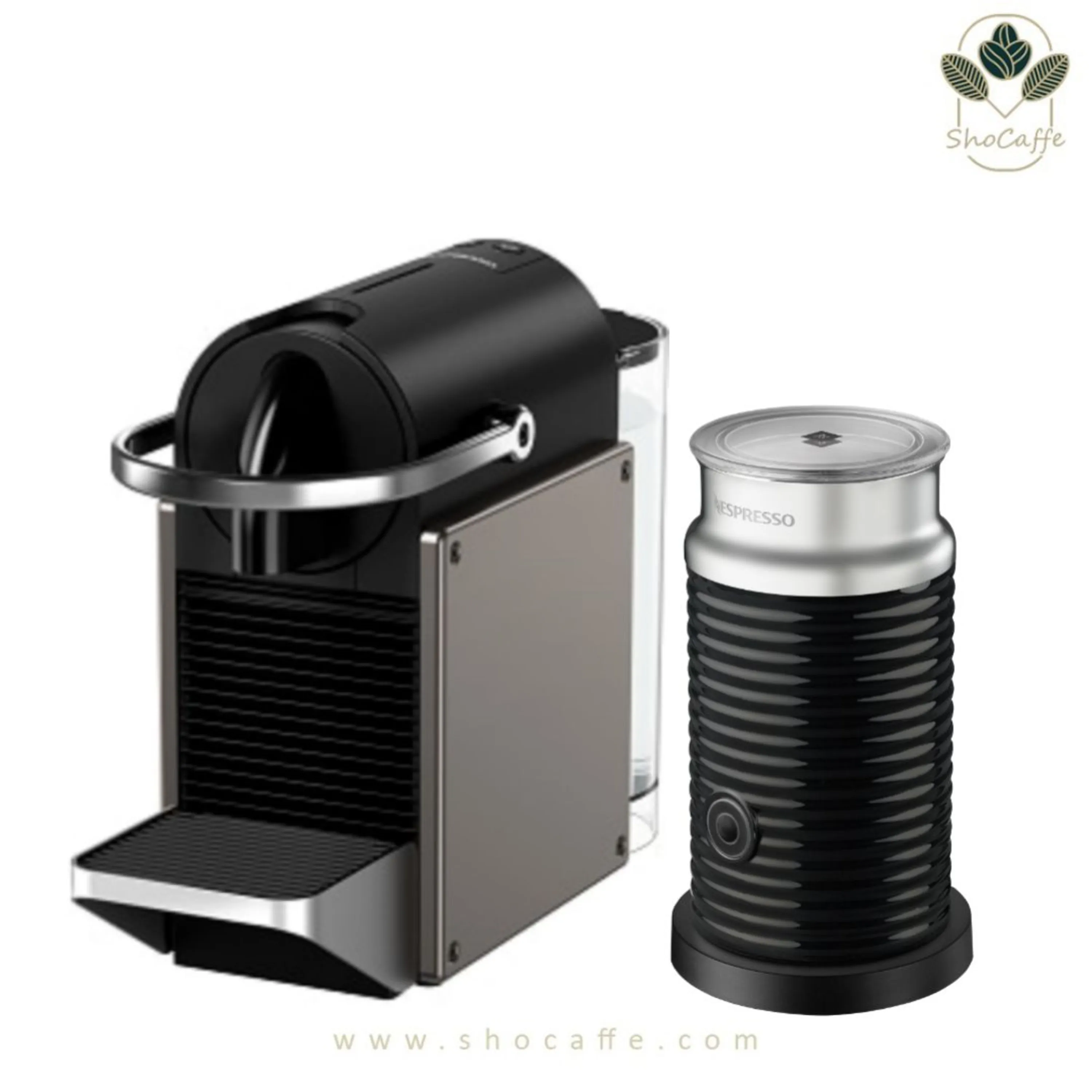 اسپرسوساز نسپرسو اورجینال مدل پیکسی تیتان با کف شیرساز C62 & Aeroccino3